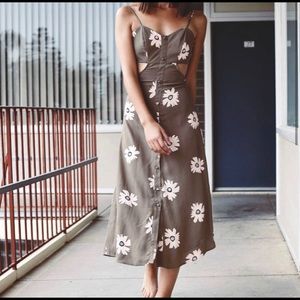 NWT Flynn Skye Mallory Dress Rosey Swamp Blossom